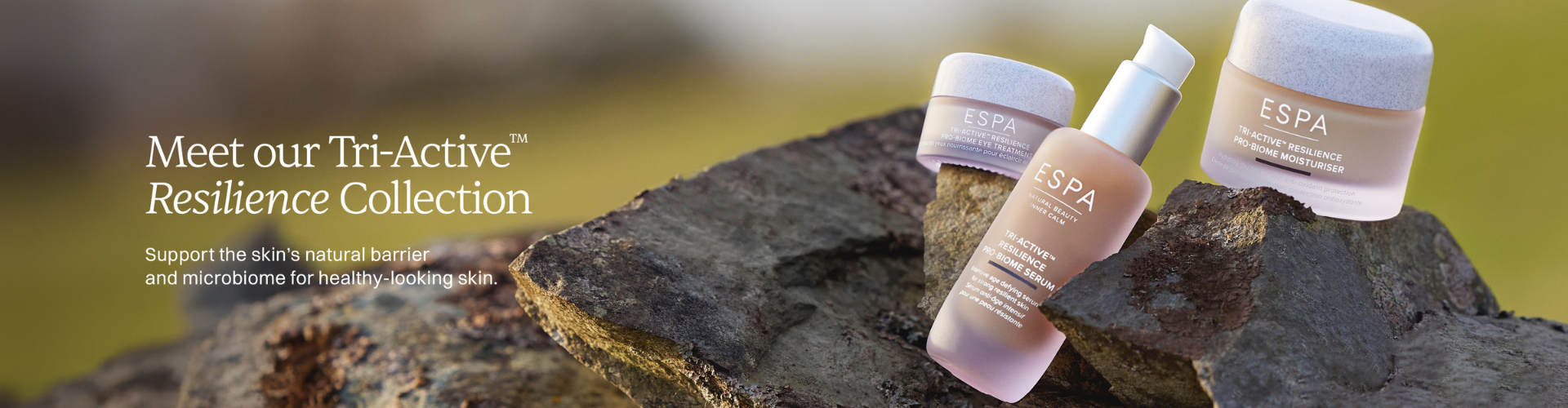 ESPA Brand Room Header - Tri-Active Resillience