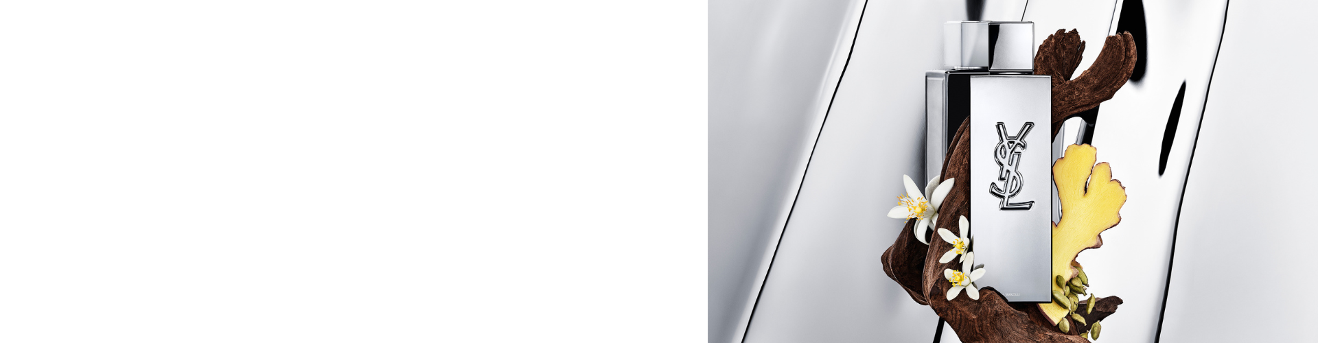 YSL Brand Room Hero Banner MYSLF Chrome