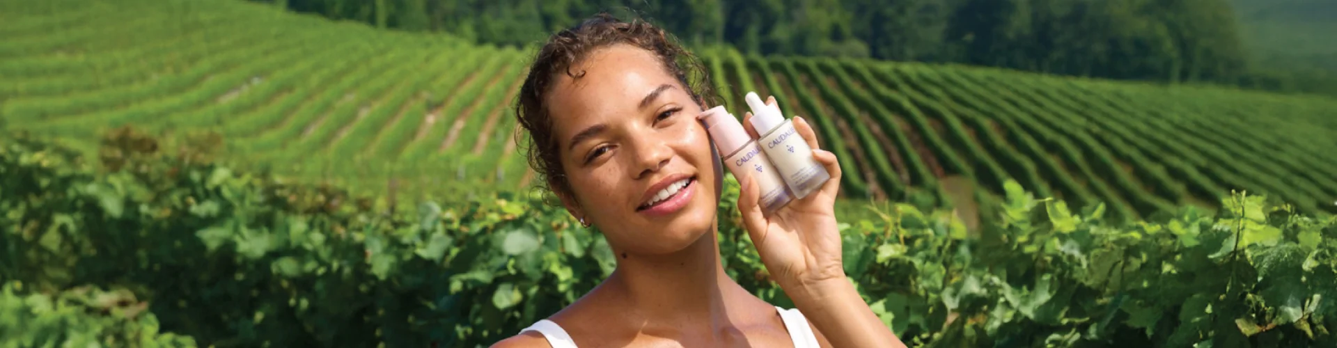 Caudalie Grape Powered Treatments - Brand Room Hero Banner