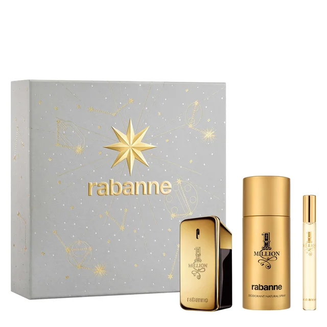 Rabanne 1 Million Eau de Toilette 50ml Gift Set (Worth £105.00)