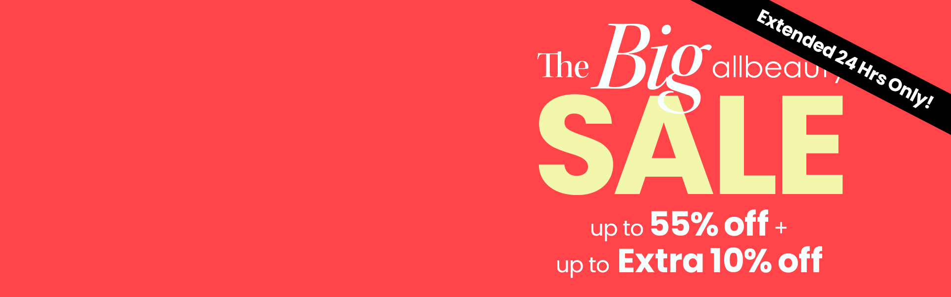 Extra 5% off The BIG allbeauty Sale Event - HP