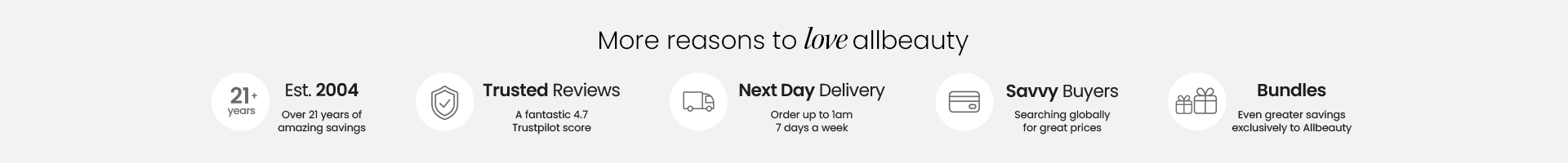 More Reasons To Love