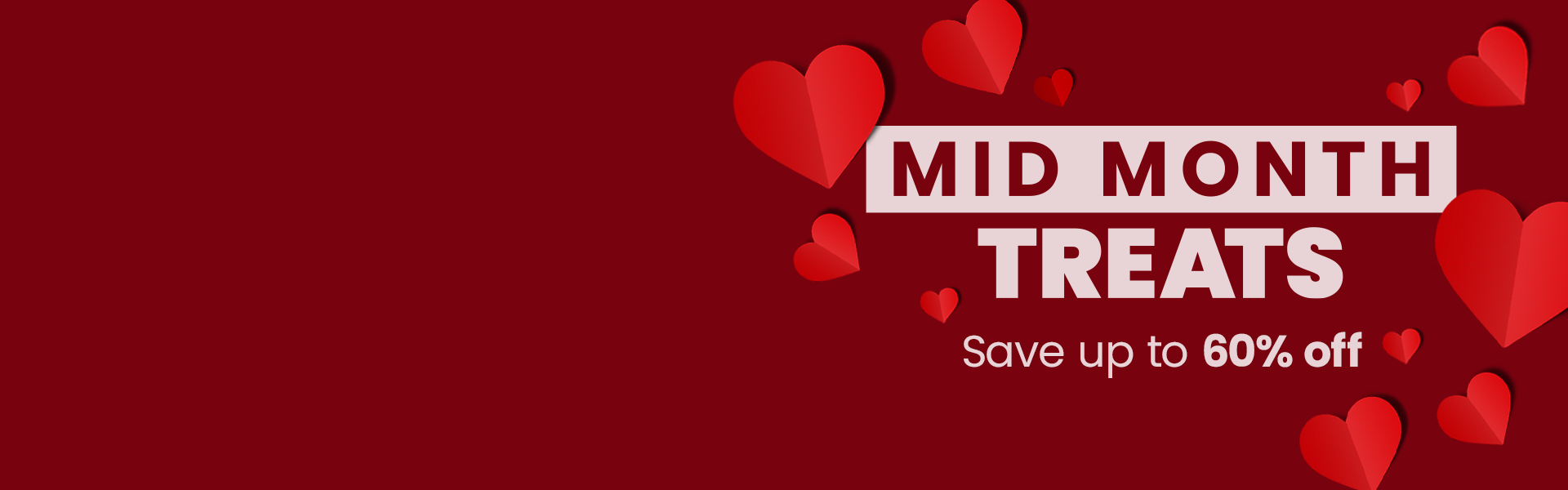 Hero Banner - Valentines Mid Mth Treats